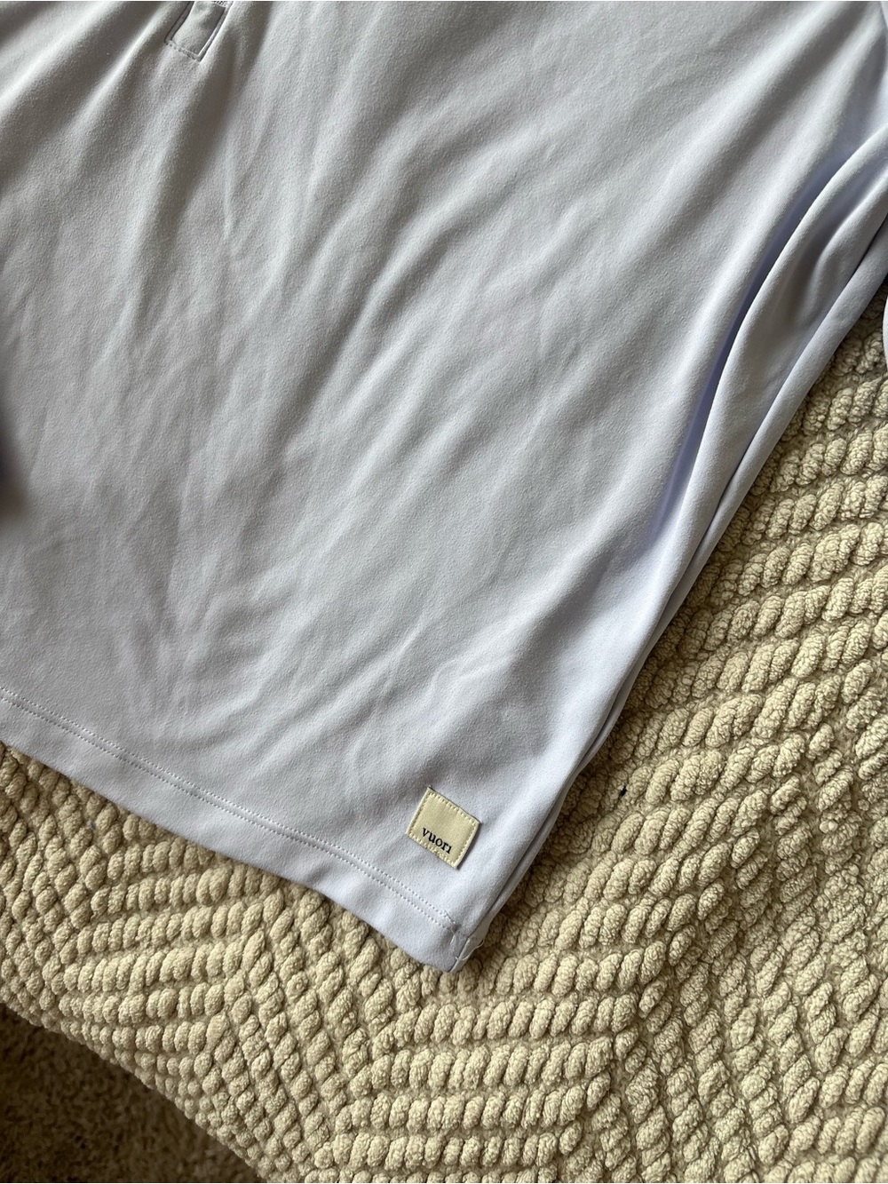 Vuori Women's Pale Lavender Quarter-Zip Pullover - Picture 2 of 5